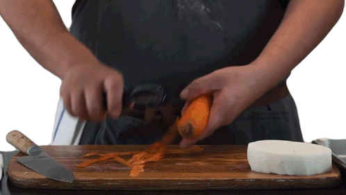 Peeling Carrot Two Plaid Aprons Sticker - Peeling Carrot Two Plaid Aprons Removing Skin Of Carrot Stickers