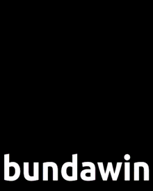 a picture of a man with glasses and the name bundawin on the bottom