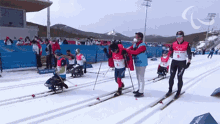 Getting Ready Para Cross Country Skiing GIF - Getting Ready Para Cross Country Skiing Paralympics GIFs