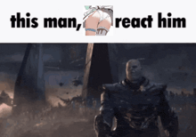 a picture of a woman 's butt and the words this man react him