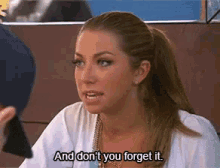 Dont Forget It GIF - Dont Forget Vanderpump Rules GIFs