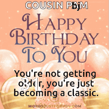 a happy birthday card for cousin pbjm with balloons