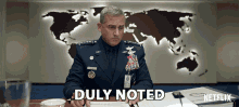 Duly Noted General Mark R Naird GIF - Duly Noted General Mark R Naird Steve Carell GIFs
