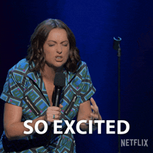 So Excited Celeste Barber GIF - So Excited Celeste Barber Celeste Barber Fine Thanks GIFs