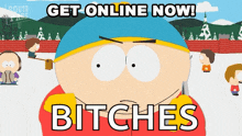 Get Online Now Eric Cartman GIF