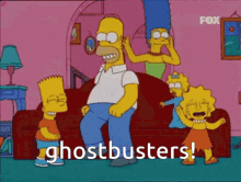 Ghostbusters Dance GIF - Ghostbusters Dance The Simpsons GIFs