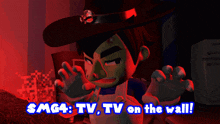 Smg4 Tv Tv On The Wall GIF - Smg4 Tv Tv On The Wall Am I The Fairest Of Them All GIFs