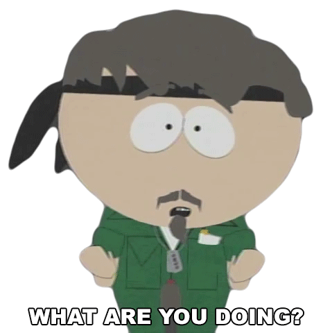 What Are You Doing Ned Gerblansky Sticker - What Are You Doing Ned Gerblansky South Park Stickers