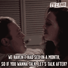 We Havent Had Sex In A Month So If You Wanna Talk GIF
