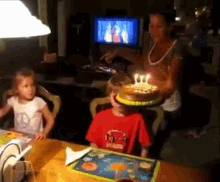 A Birthday She Will Never Forget. GIF - Smashedcake Happybirthday Fail GIFs