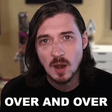 Over And Over Aaron Brown GIF - Over And Over Aaron Brown Bionicpig GIFs