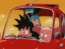 Kid Goku Smile GIF - Kid Goku Smile Car GIFs