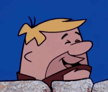 Barney Rubble Laughing Hysterically GIF