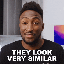 They Look Very Similar Marques Brownlee GIF - They Look Very Similar Marques Brownlee They Seem Almost Alike GIFs