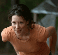 Evangeline Lilly Funny Face GIF - Evangeline Lilly Funny Face Making GIFs
