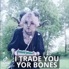 Your Bones For This Bones GIF - Your Bones For This Bones Make Trade GIFs