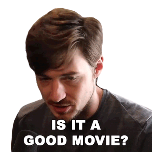 Is It A Good Movie Aaron Brown Sticker - Is It A Good Movie Aaron Brown Bionicpig Stickers