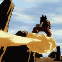Anime Goku GIF - Anime Goku Flying GIFs