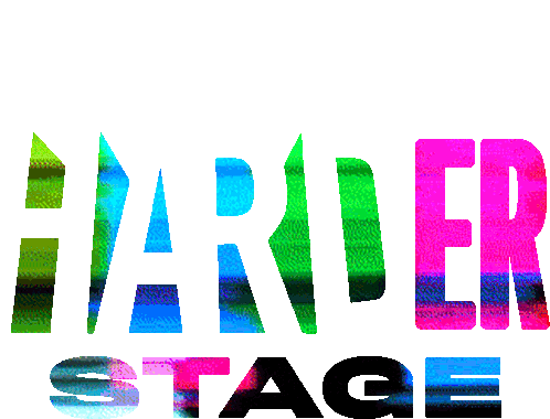 Harder Stage Hard Stage Sticker - Harder Stage Hard Stage Music Festival Stickers