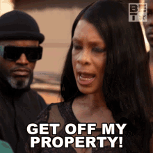 Get Off My Property Charlotte Duncan GIF - Get Off My Property Charlotte Duncan The Family Business GIFs