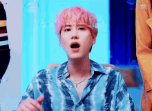 Super Junior Kyuhyun GIF - Super Junior Kyuhyun Pink Hair GIFs