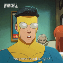 You Never Found It Right Mark Grayson GIF - You Never Found It Right Mark Grayson Steven Yeun GIFs