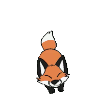 Fox Jump Lick Sticker - Fox Jump Lick Stickers