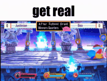 Get Real Kirby Fighters GIF - Get Real Kirby Fighters Parasol GIFs