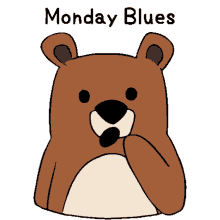 keababies monday monday morning monday blues blue bear