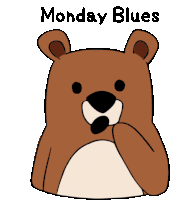 Keababies Monday Sticker - Keababies Monday Monday Morning Stickers