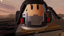 a cartoon character with a smiley face on it
