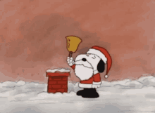 Feliz Natal / Dia De Natal / Noite De Natal / Snoopy / Papail Noel GIF - Snoopy Santa Claus Merry Christmas GIFs