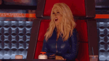 Looking At Each Other GIF - Christina Aguilera Pharrell The Voice GIFs