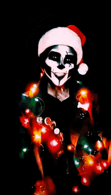 zyggy santa christmas lights skeleton