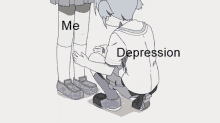 depression pulldown me spin around anime