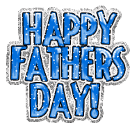 a sign that says happy father 's day in blue