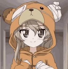 Anime Caracter Saying Yes Bear GIF - Anime Caracter Saying Yes Bear GIFs