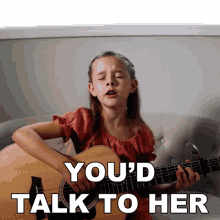 Youd Talk To Her Claire Crosby GIF - Youd Talk To Her Claire Crosby Claire And The Crosbys GIFs