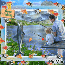 Father And Son Father And Son Fishing Party GIF - Father And Son Father And Son Fishing Party Fix GIFs