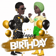 From Us Birthday Greetings GIF - From Us Birthday Greetings Happy Birthday GIFs