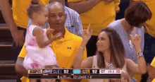 Riley Curry & Grandparents GIF - Granddaughter Dell Curry Riley Curry GIFs