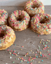 Doughnuts Sprinkles GIF - Doughnuts Sprinkles Donuts GIFs