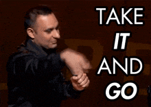 Russell Peters Take It GIF - Russell Peters Take It Take It And Go GIFs