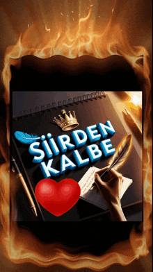 a picture of a book that says siirden kalbe