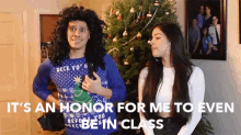 Its An Honor For Me To Even Be In Class Christmas Season GIF