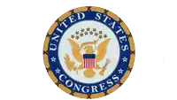 a logo for the united states congress shows an eagle