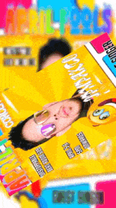 a colorful advertisement for april fool 's day