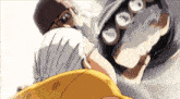 a cartoon drawing of a man with glasses and a bandage on his face