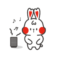 White Rabbit Sticker - White Rabbit Music Stickers