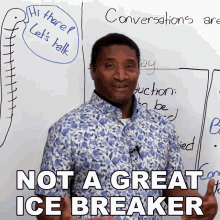 Not A Great Ice Breaker James Esl English Lessons GIF - Not A Great Ice Breaker James Esl English Lessons Not A Good Ice Breaker GIFs